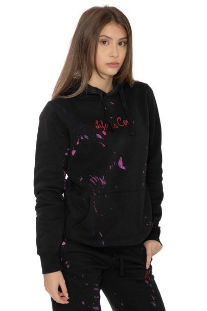 BLACK-­‐Tracksuit	   Spatter Red